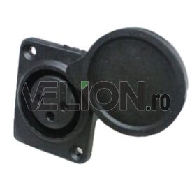   Soclu de incarcare pentru bicicleta electrica (XLR mama) cu capac din plastic